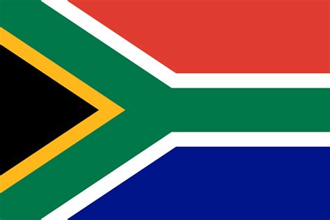 flagge von south africa